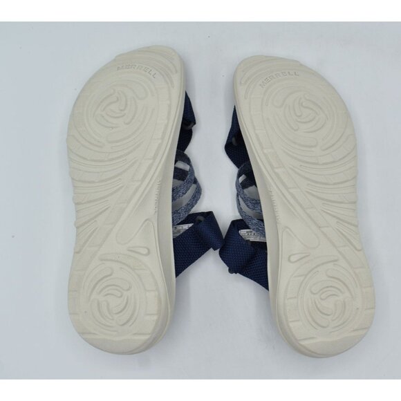 Merrell Womens Size 8 District 4 Mendi Sea Navy Open Toe Sandals Shoes - Picture 6 of 12